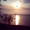 Por do Sol sobre Rio Tocantins Mun. de Baião