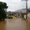 Enchente do Rio Xopotó em Cipotânea, Minas Gerais.