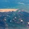 vista aérea da divisa entre Sergipe e Alagoas (Rio São Francisco)